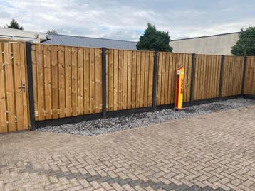Schuttingen op Maat | Grenen, Composiet of Hardhout., Nieuw, Hout, 1 tot 2 meter