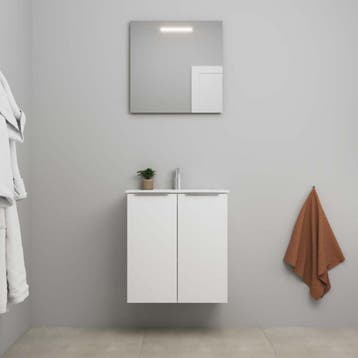 On-Line Badkamermeubelset - 60 cm - Voorgemonteerd - 2, Huis en Inrichting, Badkamer | Badkamermeubels, Ophalen of Verzenden, Nieuw