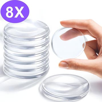 Amido® Deurstopper Set - 8 Stuks - Transparant - 4 cm, Huis en Inrichting, Woonaccessoires | Overige, Verzenden, Nieuw, Overige materialen