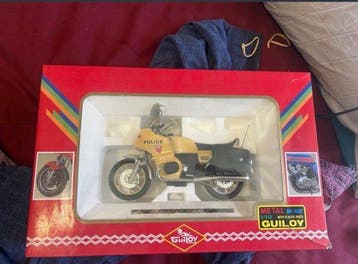 Guiloy 1:10 - Model motorfiets - BMW R100 RT polizia, Nieuw