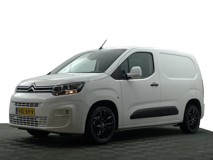 Citroën Berlingo 1.6 BlueHDI Club-, Auto's, Bestelauto's, Dealer onderhouden, Lease, Zwart, Handgeschakeld, Wit, Citroën, Financial lease