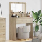 vidaXL Slaapkamer Kaptafels met lade Sonoma Eiken 80 x 39,6, Huis en Inrichting, Tafels | Kaptafels, Verzenden, Nieuw