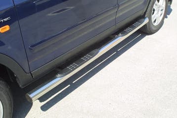 Side Bars | geschikt voor Honda | CR-V 02-04 5d suv. | RVS r, Verzenden