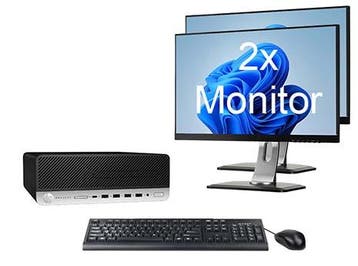HP ProDesk 600 G5 SFF i5 9e Gen incl. 2 Monitoren + Windows, Computers en Software, Desktop Pc's, Ophalen of Verzenden, Nieuw