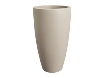 Veiling - Elho June Round High 40 bloempot beige Ø40x70cm, Nieuw