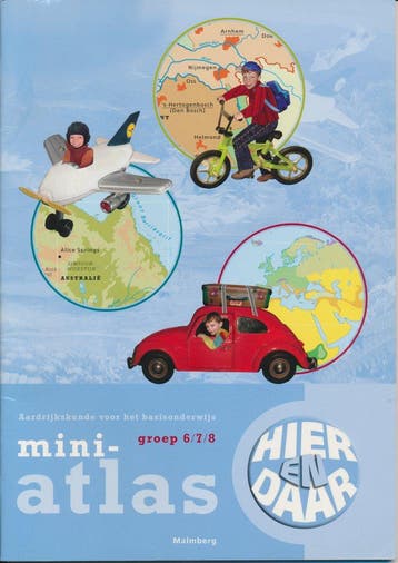 Hier en Daar versie 2 mini-atlas groep 6/7/8 (per stuk), Verzenden, Nieuw