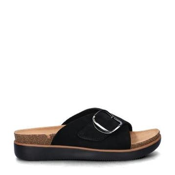 Skechers Lifted Comfort slippers voor dames in het Zwart, Slippers, Skechers, Verzenden, Zwart