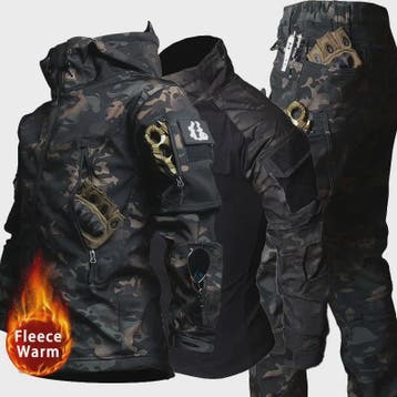 Militaire Softshell Combat Set: Ademend Uniform met Capuchon, Verzenden