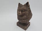Bust of a pompsky bust bust dog statue - home decor dog love, Verzenden, Nieuw