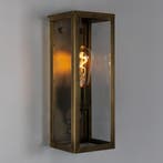 Muurlamp Belfort Antiek Messing Buitenverlichting, Overige materialen, Verzenden, Minder dan 50 watt, Wandlamp