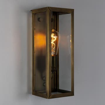 Muurlamp Belfort Antiek Messing Buitenverlichting, Tuin en Terras, Buitenverlichting, Overige materialen, Verzenden, Minder dan 50 watt
