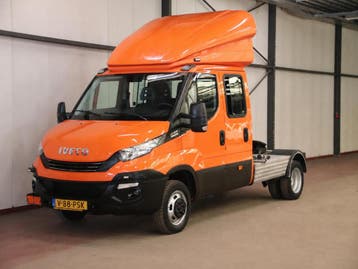 Iveco Daily 50C21D 3.0 N1 BE TREKKER DC 12TON Automaat Euro, Automaat, Stof, Gebruikt, Euro 6