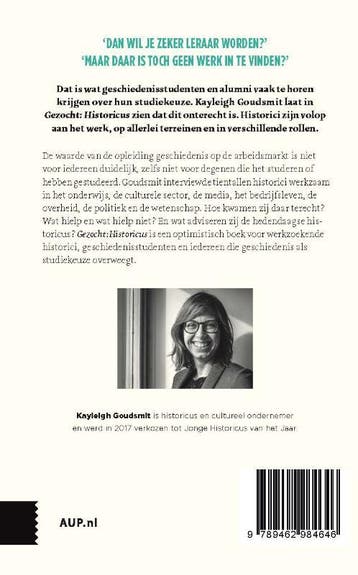 Gezocht: historicus - Kayleigh Goudsmit 9789462984646, Verzenden, Zo goed als nieuw, Kayleigh Goudsmit