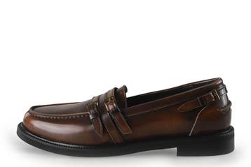 Stefano Lauran Loafers in maat 41 Bruin, Kleding | Dames, Bruin, Verzenden, Overige typen, Zo goed als nieuw