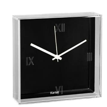Kartell Tic & Tac Klok (zwart), Ophalen of Verzenden, Gebruikt