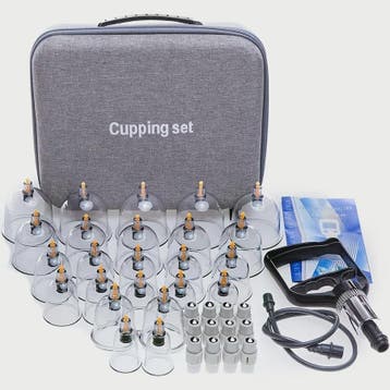 Professionele Cupping Set met 24 Cups, Pomp & Gids - Ontspan, Verzenden, Nieuw