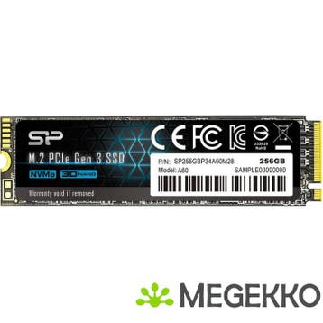 Silicon Power SP256GBP34A60M28 Ace-A60 SSD 256GB, Computers en Software, Harde schijven, Verzenden, Nieuw, Silicon Power