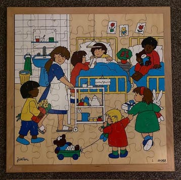 Rolf Puzzel In het ziekenhuis (64 stukjes), Verzenden, Nieuw