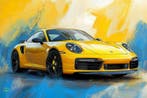 PLM-Art - Yellow Porsche Style
