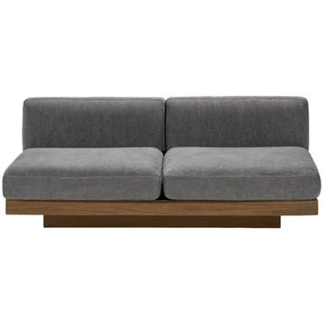 Serax 2-zitsbank Rudolph Indoor Smoke Cognac - Nieuw in, 100 tot 125 cm, Klassiek, 150 tot 200 cm, Ophalen of Verzenden