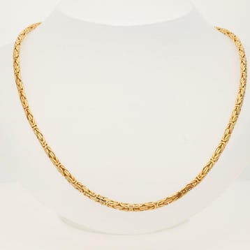 Halsketting - 18 karaat Geel goud, Sieraden, Tassen en Uiterlijk, Nieuw