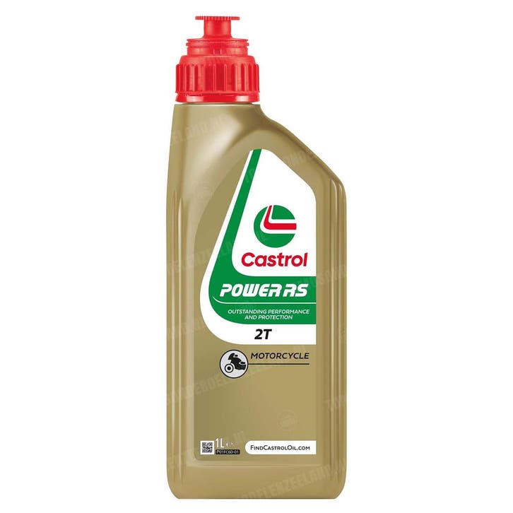 Castrol 2-takt olie Power 1 RS (mengsmering) 1 liter, Fietsen en Brommers, Brommeronderdelen | Algemeen, Nieuw, Ophalen of Verzenden