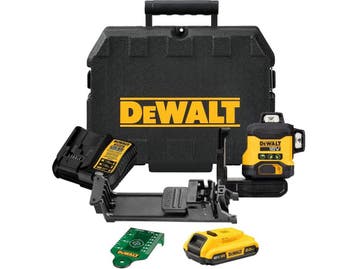 DeWALT DCLE34031D1 - Kruislijnlaser - 3x360° groen - 18V XR, Verzenden, Nieuw