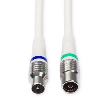 Technetix coax - 1.5 meter (Digitaal, Wit), Verzenden, Nieuw