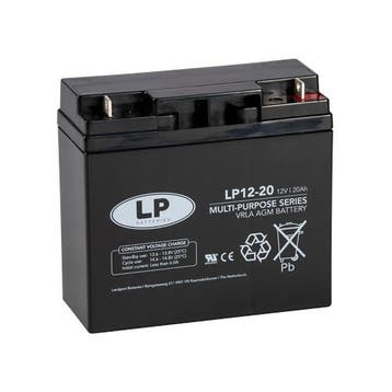 Landport (LP) VRLA-LP accu 12 volt 20.0 ah LP12-20, Computers en Software, Ophalen of Verzenden, Nieuw
