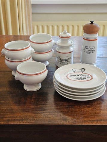 Porcelaine dAuteuil Paris France - Tafelservies (12) -