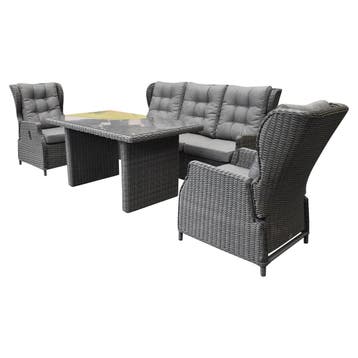 Ibiza premium stoel bank dining loungeset verstelbaar 4, Tuin en Terras, Tuinsets en Loungesets, Ophalen of Verzenden, Nieuw, Wicker