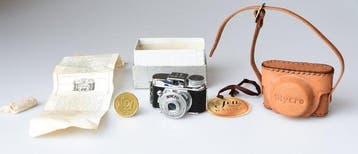 Mycro IIIA met leren tasje, handleiding en film Subminiatuur, Nieuw