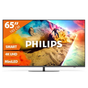 2dekans | Philips The Xtra 65 4K MiniLED TV - Quantum Dot -, Ophalen of Verzenden, Zo goed als nieuw, Philips