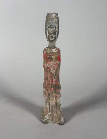 Oud Chinees, Tang-dynastie Terracotta Mingqi - 24 cm