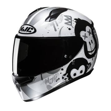 HJC C10 Geti Zwart Wit Integraalhelm Kids, Nieuw met kaartje, HJC, Integraalhelm, Heren