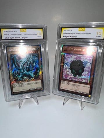Konami - 2 Graded card - Yu-Gi-Oh! - Blue-Eyes White Dragon, Nieuw