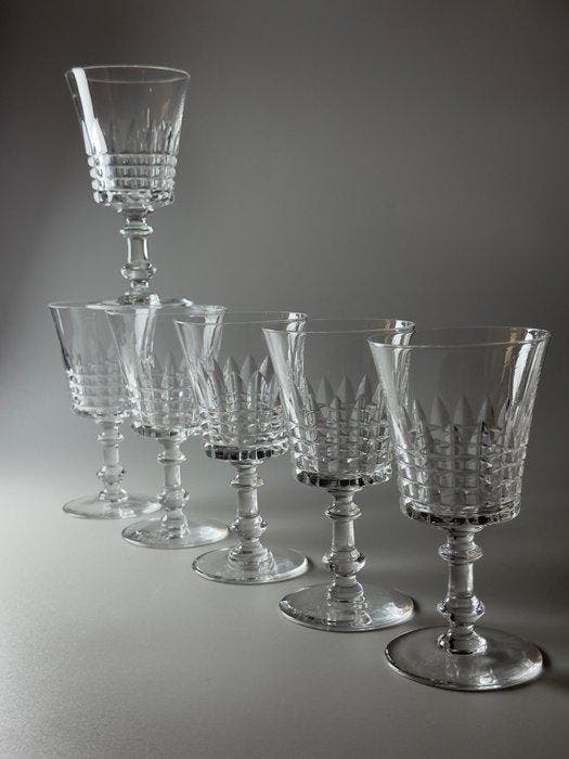 Val Saint Lambert - Drinkset (6) - Service ESNEUX - 200 ml -, Antiek en Kunst, Kunst | Designobjecten