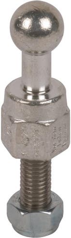 Vaste kogel met schroefdraad en moer M16x45mm D20mm recht -, Verzenden, Nieuw, Overige typen