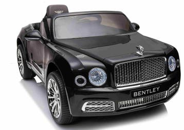 Kinderauto, BENTLEY MULSANNE, zwart FM,leder, Met Garantie!!, Ophalen of Verzenden, Nieuw