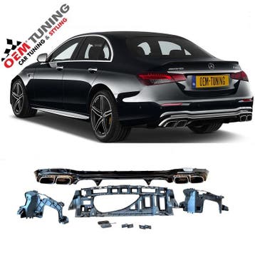 Diffuser voor E-Klasse W213 E-klasse | E63 GT Style 16-23, Mercedes-Benz, Nieuw, Ophalen of Verzenden, Achter