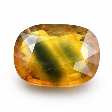 Zonder minimumprijs - 1 pcs Tweekleurig Saffier - 5.26 ct -, Sieraden, Tassen en Uiterlijk, Nieuw