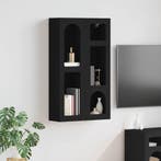 vidaXL Hangkast met plank Zwart 59 x 20 x 100 cm Bewerkt, Huis en Inrichting, Kasten | Overige, Verzenden, Nieuw