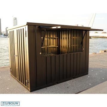 Demonteerbare barcontainer | verkoopunt | BESTEL NU OP=OP