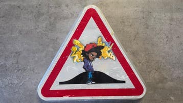 Jinks Kunst - Bob - French Traffic Sign