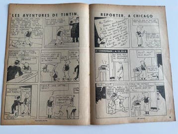 Le Petit Vingtième - Tintin, reporter à Chicago - 1931, Nieuw