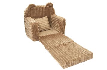 Slaapbankje Kinderfauteuil | Ribstof | Beste Prijs, Overige materialen, Minder dan 75 cm, Nieuw, Ophalen of Verzenden