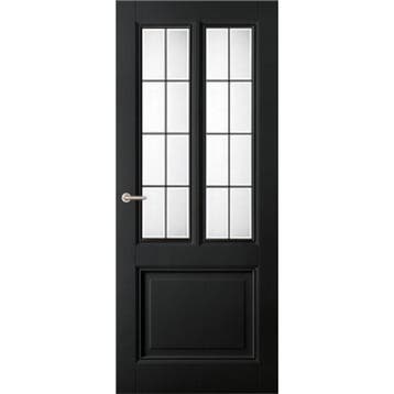 Weekamp binnendeur WK6852-D2 93x211,5 (Zwart, Glas in lood), 80 tot 100 cm, Binnendeur, Nieuw, Ophalen of Verzenden