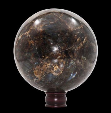 Grote groene Labradoriet kristalbol - 20 cm - India Bol -