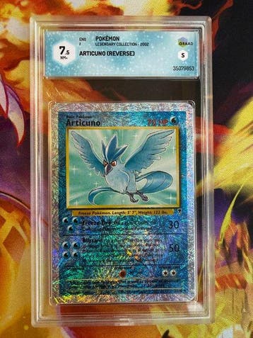 Pokémon - 1 Graded card - Articuno 2/110 Reverse holo -, Nieuw