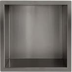 Wiesbaden Demis Inbouwnis - 30x30x10cm - Gunmetal, Ophalen of Verzenden, Nieuw, Rvs
